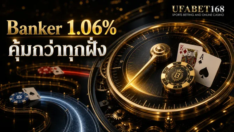 House Edge บาคาร่า เปรียบเทียบความได้เปรียบทุกประเภทเดิมพัน